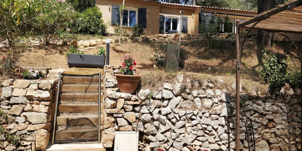 Villa Cigalons En Pleine Pinede Avec Piscine Chauffee De Mai A Septembre Auriol ภายนอก รูปภาพ